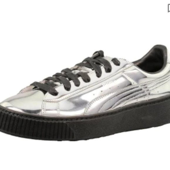 PUMA  BASKET CREEPER METALLIC WOMEN SIZE 6.5 - Picture 3 of 5
